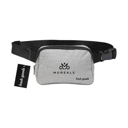 Bags - Belt Bags - EcoStyle Heathered Belt Bag - Gray Luxe