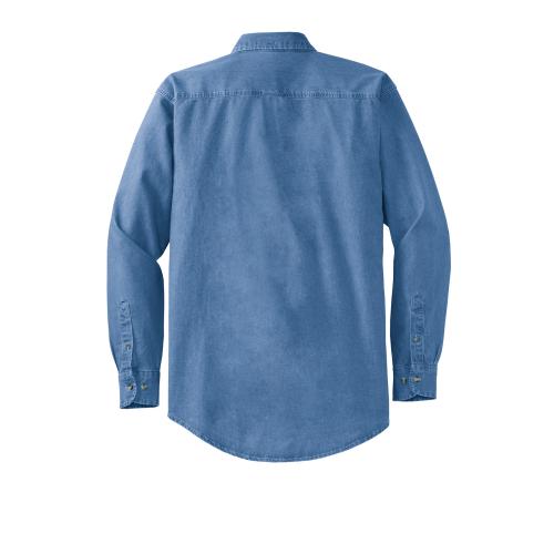 Apparel - Shirts - Dress Shirts - Button Downs Long Sleeve - Port Authority Tall Long Sleeve Denim Shirt