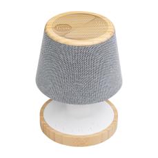 LumiSound Bamboo Speaker Lamp - Desk Accessories