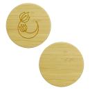 Milan 10 oz Ceramic Tumbler with Bamboo Lid
