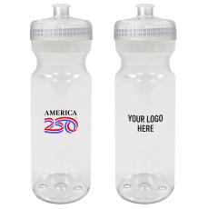 America250â¢ 28 Oz. Poly-Clearâ¢ Fitness Bottle - Awards and Gifts
