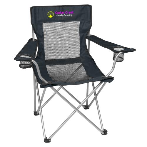 Sports & Outdoors - Camping - MeshMingle Foldable Chair with Carry Bag