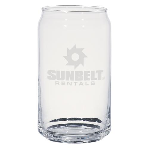 Drinkware - Barware - PlainCan 16oz Ale Glass - Silk Screen