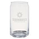 PlainCan 16oz Ale Glass - Silk Screen