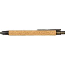 CorkScribe Eco Barrel Pen - Silkscreen Colors - School Swag