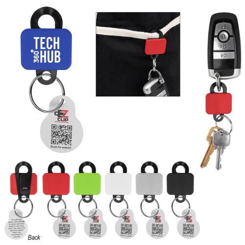 Auto & Tools - Keychains - Clipzie FlexiKey Tag - Vibrant Utility Holder