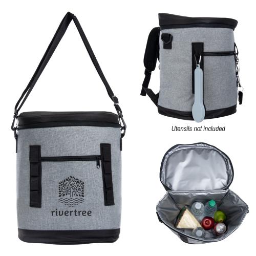 Bags - Cooler Bags - Cooler Backpacks - ChillTrek Gray Adventure Cooler Backpack