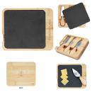 SlateBamboo Chef Set - Engraved Elegance