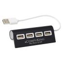 WavePort 4X Aluminum USB Hub - Engraved