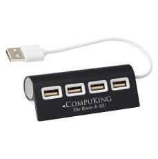 WavePort 4X Aluminum USB Hub - Engraved - USB Drives