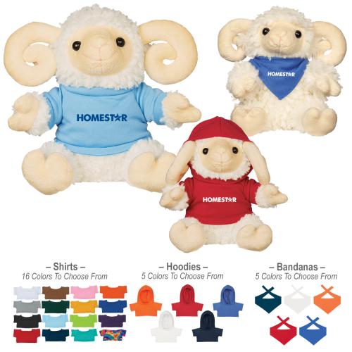 Toys & Novelties - Plush Stuffed Animals - CuddleRam 6 Custom Plush Buddy