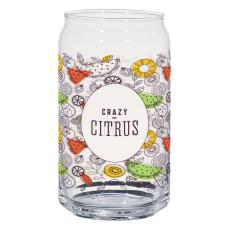 BrewCan 16oz Vibrant Clear Glass - Glass Cups & Tumblers