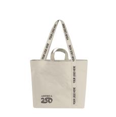 America250â¢ - 14 Oz. Recycled Mono-Strap Canvas Tote Bag - New Additions