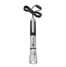 Silver LED Flashlight & Pen - Flashlights