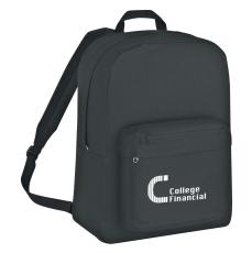 FlexiPack 600D Custom Backpack - Black - Nylon & Polyester