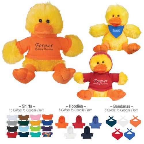 Toys & Novelties - Plush Stuffed Animals - Quacktastic 6 Logo Plush Companion