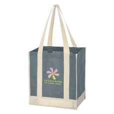 ColorWave Dual-Tone Non-Woven Shopper Bag - Bags
