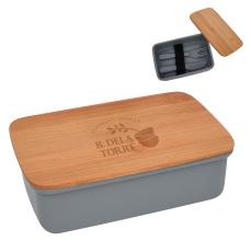 EcoBento Bamboo Lid Lunch Box - Food Storage Containers