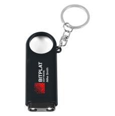 LumiView LED Magnifier Keychain Light - Flashlights