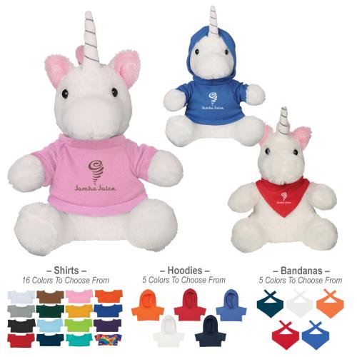 Toys & Novelties - Plush Stuffed Animals - MystiCharm 6 Customizable Unicorn Plush