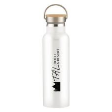 EcoChill 21oz WoodLid Steel Bottle - Metal Bottles