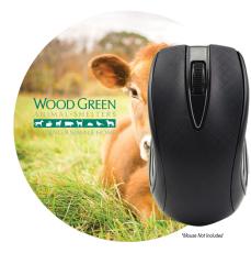 SublimaRound Microfiber Mouse Pad - Desk & Office
