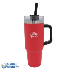 HalcyonÂ® 40 oz. Mug, Global Connect - Laser Standard - Tumblers