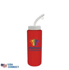 HydroFlex 32oz Sport Straw Bottle - Drinkware
