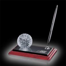 GolfGlint Crystal Pen Set – Luxe Desk Gift - Sports & Outdoors