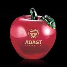 CrystApple Radiance Desk Award - Paperweights