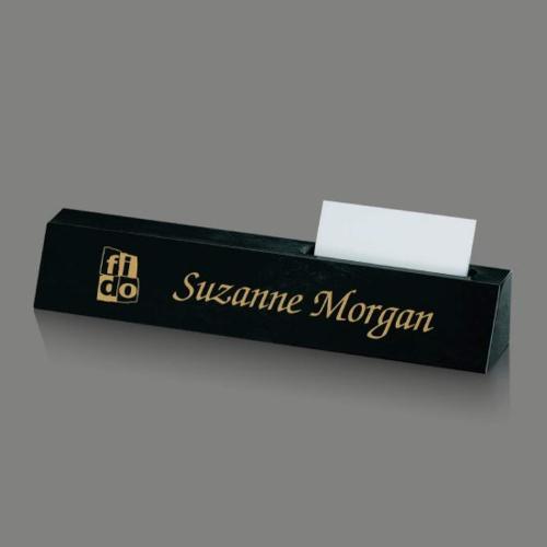 Desk & Office - Card Holders - MarbleStone Legacy Desk Nameplate