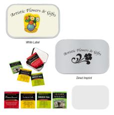 TeaTreasure Rectangular Tin Gift Set - Tea