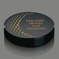 StoneCalm Marble Round Paperweight - Paperweights