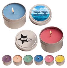 SerenityGlow Vanilla Soy Candle Tin - Candles