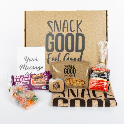 Food & Candy - Gift Sets - Joyful Bounty Snack Kit â Custom Card Included