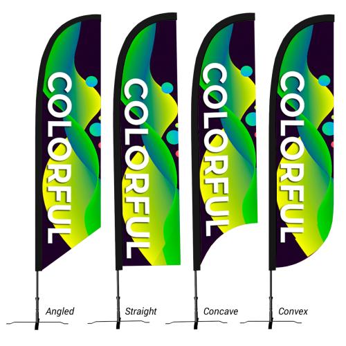 Tradeshow Accessories - Flags - VividBreeze 9' Custom Feather Flag