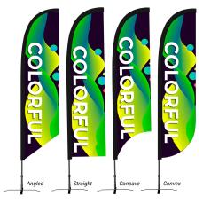 VividBreeze 9' Custom Feather Flag - Flags