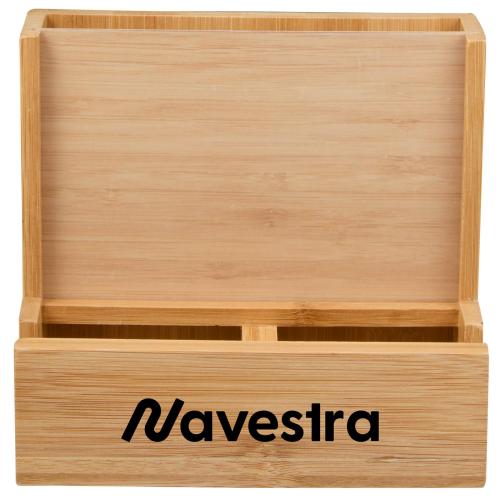 Desk & Office - Desk Accessories - FSC&reg; 100% Bamboo Photo Frame Desktop Organizer