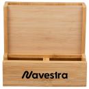 FSC&reg; 100% Bamboo Photo Frame Desktop Organizer