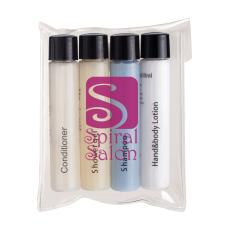 JetSet Essentials Travel Kit - 4-Piece Clear Bag - Travel Accessories