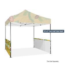 VistaGuard 10'x3' Promo Tent Walls Duo - Banners