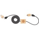 FSC&reg; 100% Bamboo 5-in-1 100W Laptop Charging Cable