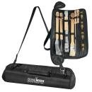 GrillMaster Pro BBQ Set Tote â Black