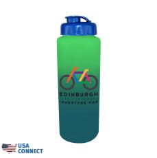 Moodâ¢ 32 oz. Sports Bottle with Flip Top Cap, Full Color Digital - USA Connect - Sports Bottles