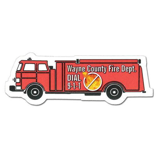 Tradeshow Accessories - Giveaways - Magnets - BlazeGuard Custom Fire Truck Magnet