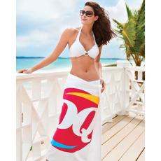 SoftVibe Luxe Beach Towel - Silkscreened White - Awards and Gifts