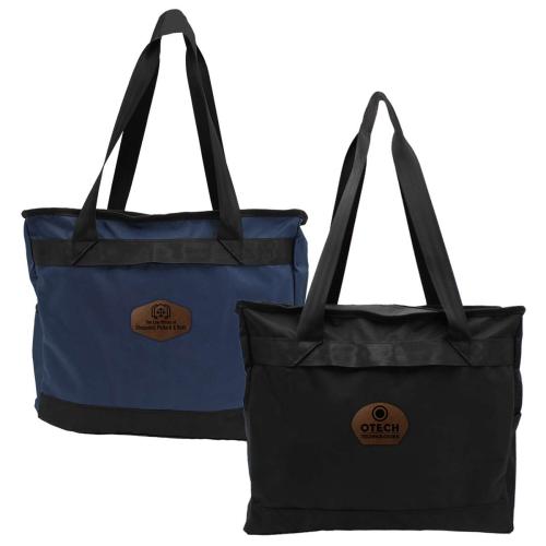 Bags - Backpacks - Otaria&trade; Tote Bag, Leather Patch - Laser