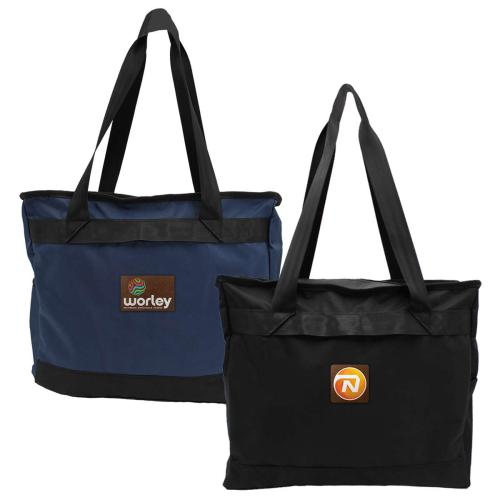 Bags - Backpacks - Otaria&trade; Tote Bag, Leather Patch - Full Color