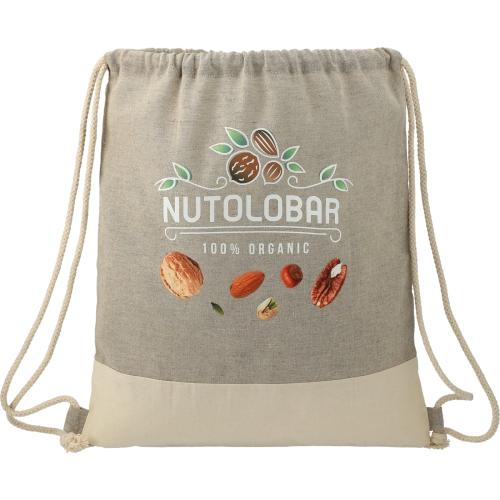 Bags - Drawstring Bags - EcoBlend Color-Block Drawstring Bag