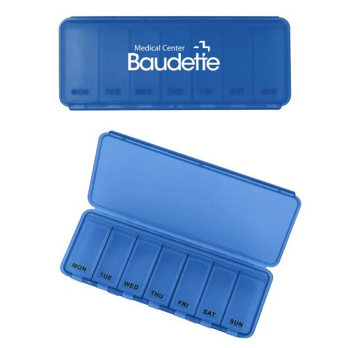 Bags - Travel Accessories - WeekEase Jumbo Pill Organizer - Blue/Lime